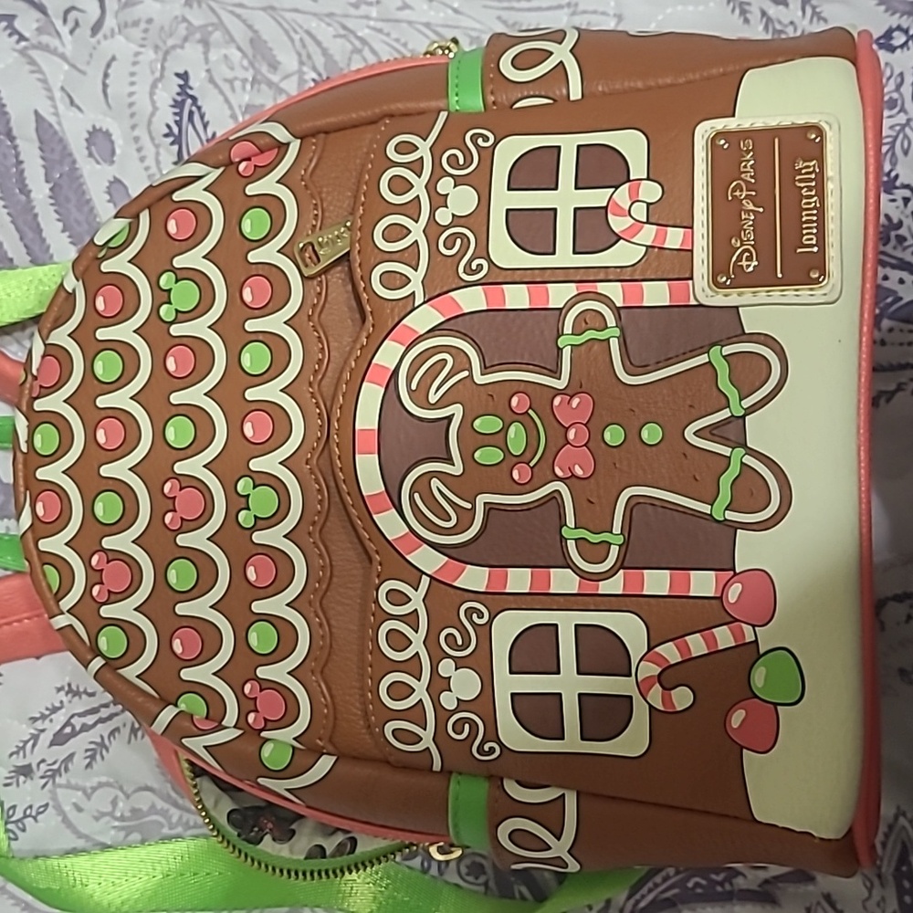 Loungefly Gingerbread House Backpack Disney Eats Collection